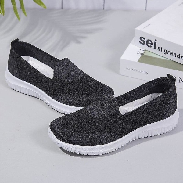 Kvinnor Casual Shoes Light Sneakers Black 39