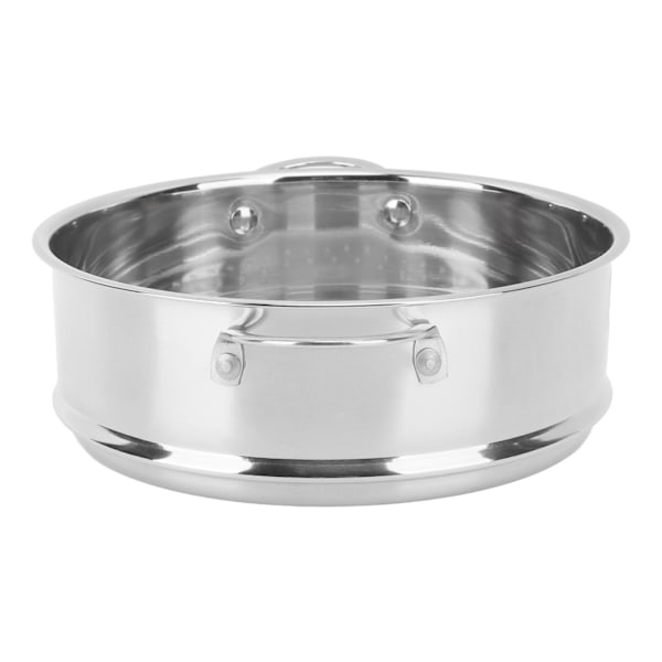 Ånggaller Dubbla Öron 304 Rostfritt Stål Dränerande Design Ångkorg för Kök Bullar Grönsaker Silver