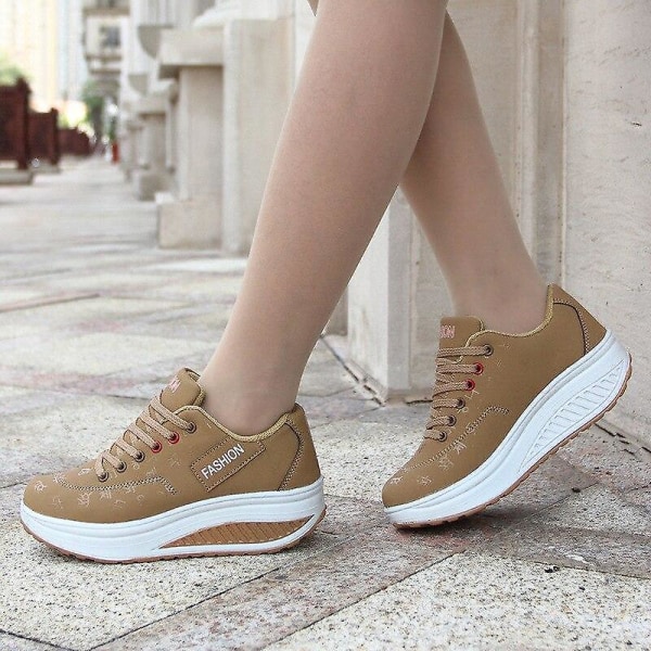 Platform Sneakers för kvinnor Cat Design Sky blue 37