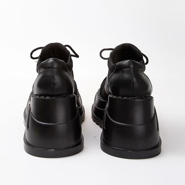 Kvinnor Punk Classics Gotiskt Mode Svarta Chunky Boots 10