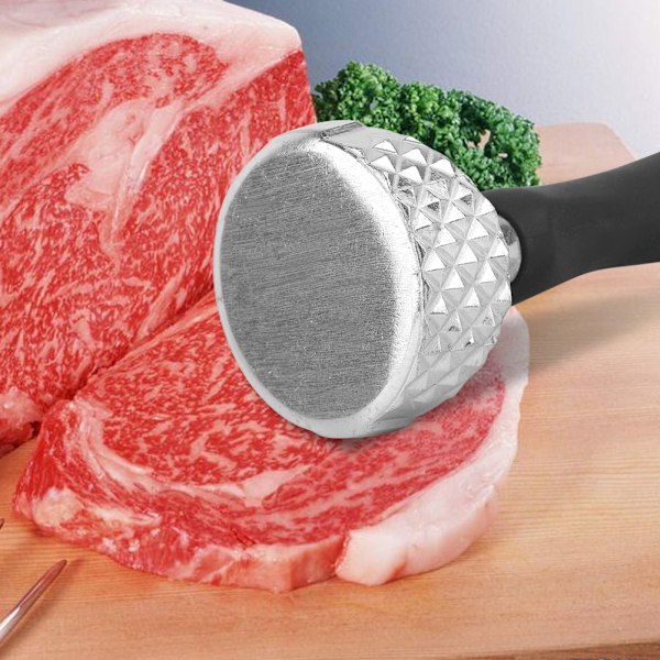 Mört Kött Mörningshammare Rostfritt Stål Biffhammare Matlagning Köksredskap