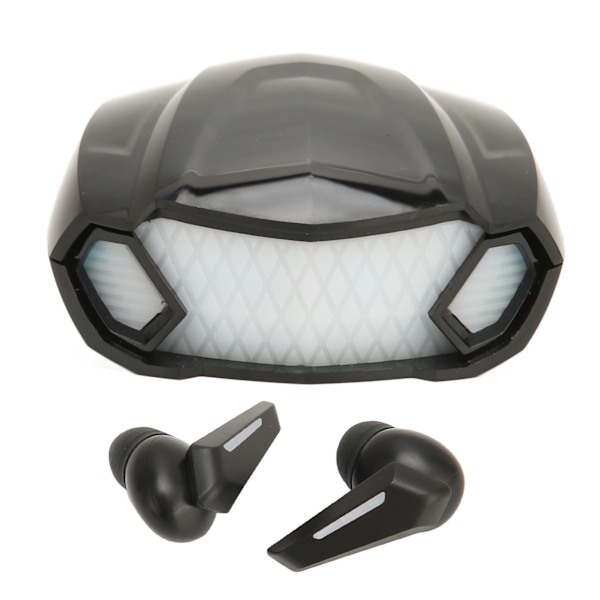 Trådlösa Hörlurar 35ms Ultra Låg Latens Inbyggd Mikrofon Dubbla Lägen Bluetooth 5.2 Spelhörlurar med Laddningsfodral