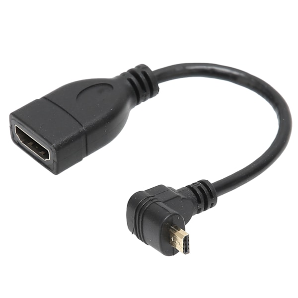 HD Multimedia Interface till Mini HD Multimedia Interface Kabel 90 Grader för Ljud Dator