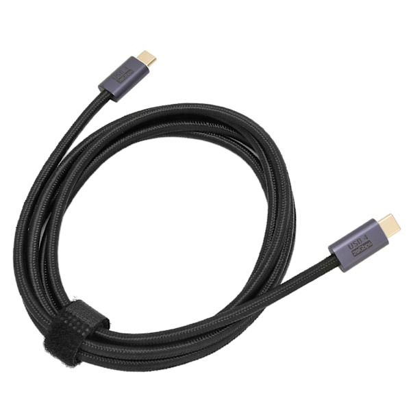 USB 4.0 Kabel Multifunktionell 20Gbps Höghastighetsöverföring HD 8K 60HZ Stöd PD100W Typ C till Typ C Kabel 200cm