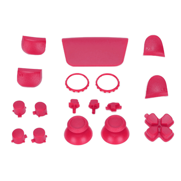 Ersättningsknappar L2 R2 Fullt knappset Ersättningsknapp Reparationskit för PS5-kontroll Pink