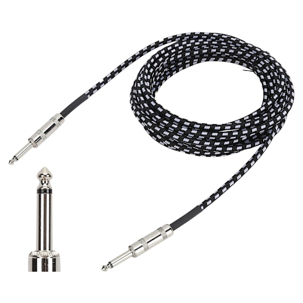 JORINDO 6,35 mm Gitarrkabel Lågt Brus Musikinstrument Förstärkarkabel 1/4 tum 6m / 19,7ftJD6206