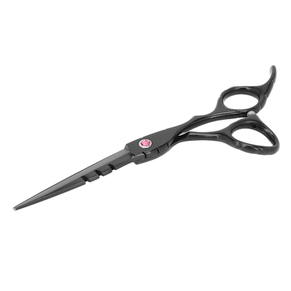 15 cm Rostfria Saxar Skäggfrisering Trimmer Klippare för Hemmasalong Frisör Svart