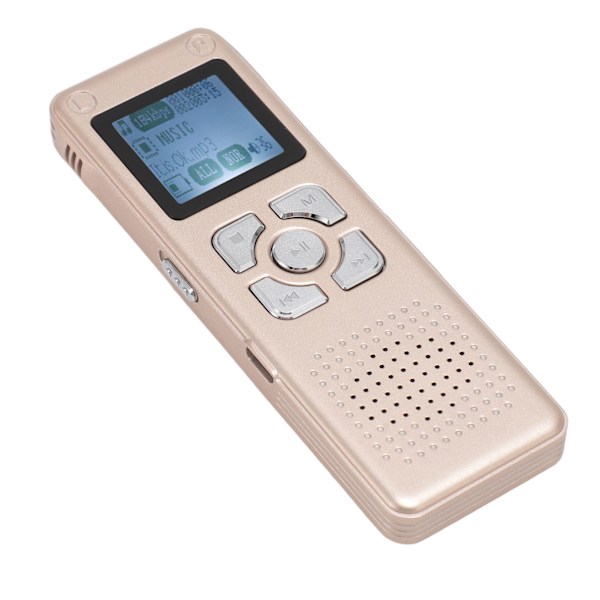Digital Röstinspelare Smart Brusreducering Dubbla Mikrofoner Tal till Text Röstaktiverad Inspelningsenhet MP3-inspelare 32G