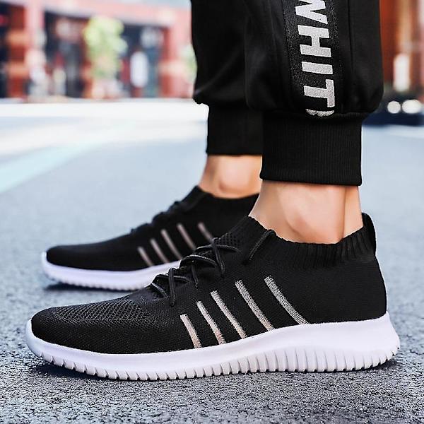 Fashionabla vardagssneakers Black 44