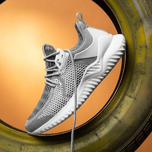 Män Casual Högkvalitativa gummisneaker Gray 9.5