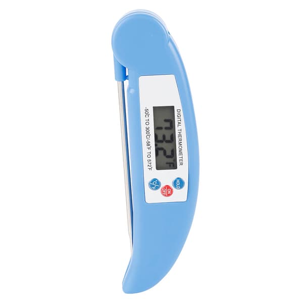 Ny Digital LCD Köks Termometer Vikbar Grill Matlagnings Termometer med Sond