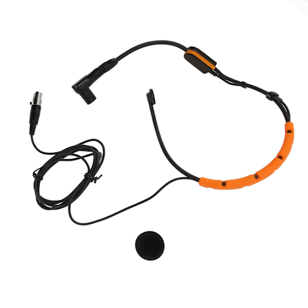 Huvudburen Kondensatormikrofon Hydrofobisk Struktur Fitness Headset Mikrofon för PGA31 SM31 SM35 Gul
