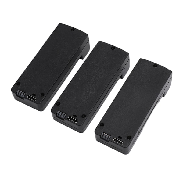 3 st Litiumbatteri för RC Quadcopter 1800mAh 3.7V Liten Lätt Portabel Robust ABS-skal RC Drönarbatteri