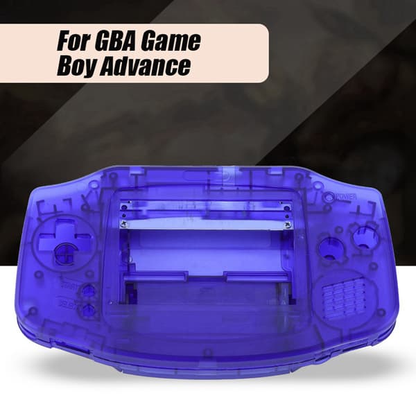Ersättningshölje för GBA Transparent Blå