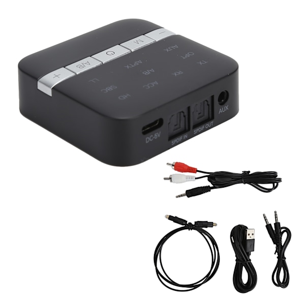 2 i 1 Bluetooth 5.0 Adapter Sändare Mottagare Trådlös Bluetooth Ljudadapter för Dator
