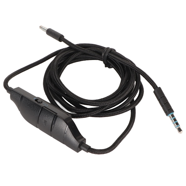 Hörlursljudkabel 3,5 mm Gaming Headset Aux-kabel med Inline-mikrofon, Mute och Volymkontroll för Logitech G633 G933 G935 G635