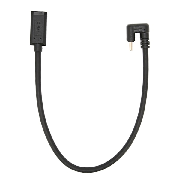 USB C Förlängningskabel 0.3m/0.98ft 10Gbps Guldpläterad Rätvinklig USB 3.1 Hane till Hona Förlängningssladd för Mi 4C