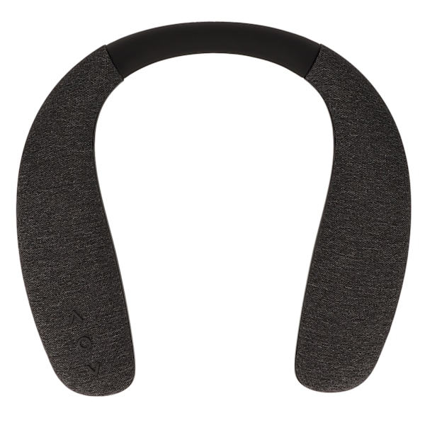Bluetooth Nackbands Högtalare Stereo Brusreducerande Handsfree Trådlös Bärbar Högtalare med Mikrofon för Sport Resor Svart