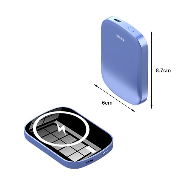 Magnetisk Trådlös Laddare Powerbank Mini Magnetisk Portabel Snabbladdare 5000mah/10000mah Backup Strömförsörjning Kompatibel för iPhone 12PD
