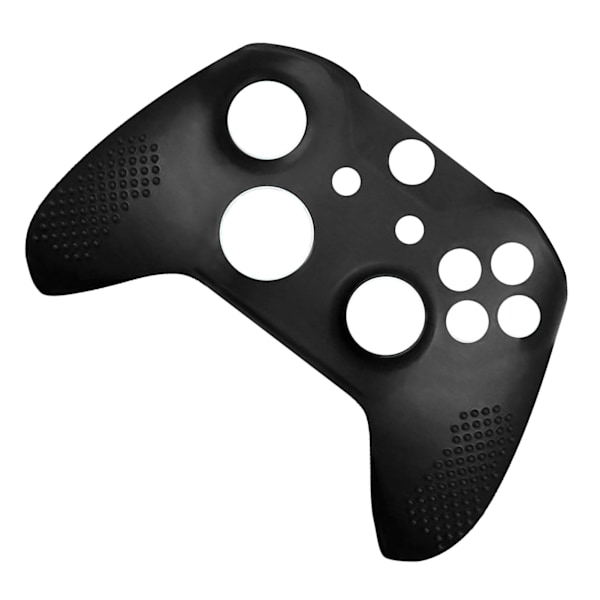 Spelkontroll Silikonfodral Skyddande Omslag Halkskyddande Spelkontroll Skyddande Omslag med Tangentlock för XBOX ONE Slim Svart
