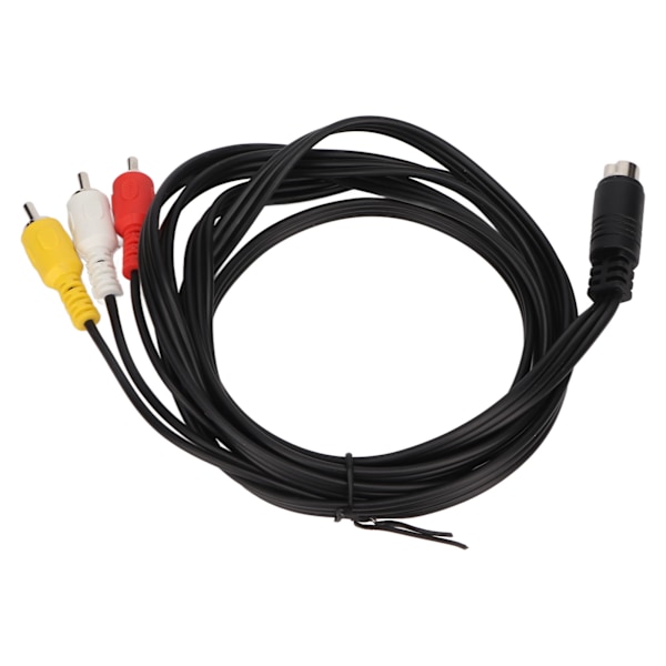 Mini DIN 10-pin till 3 RCA-kabel Hane till Hane Klar Signal Videoadapterkabel för TV-skärm Projektor 1,8 m