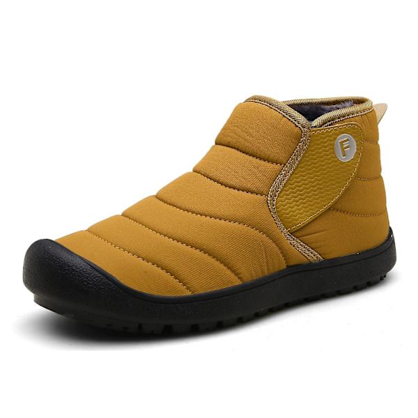 Skor Vinter Män Snow Boots, Outdoor Sneakers 1-Camel 41