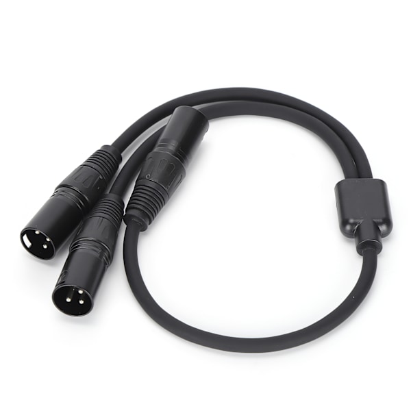 JORINDO JD6072 XLR Hane till Dubbel XLR Hane Kabel Y-Typ Splitter Ljudadapter Linje 0.5m