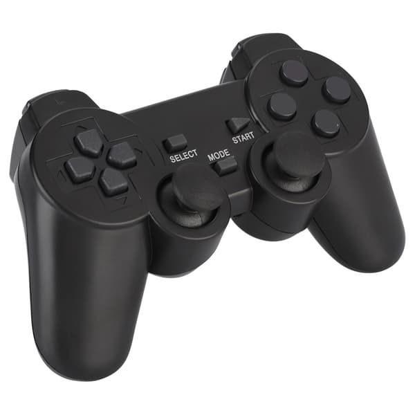2,4 GHz 8M Dubbel Vibration Trådlös Spelkontroll Spelkontroll Joystick för PS2