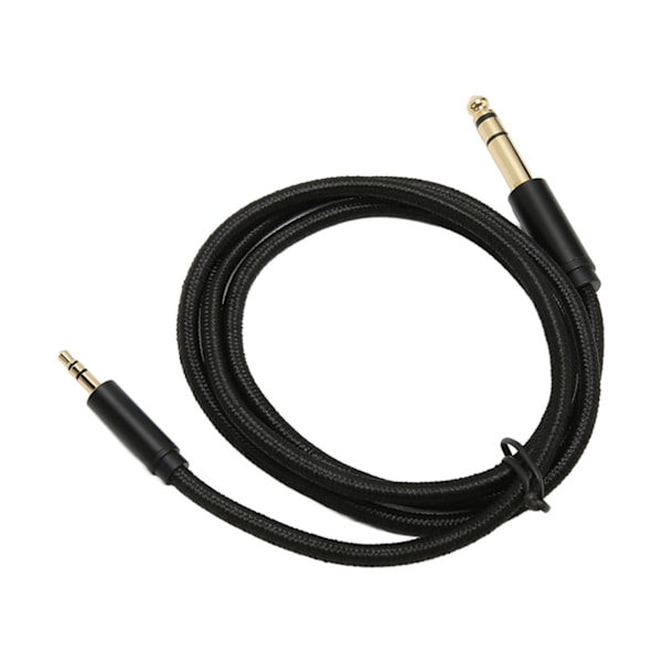 3,5 mm till 6,35 mm Stereo Ljudkabel Dubbelriktad 1/4 tum till 1/8 tum Hane Stereo Ljudkabel för Förstärkare Gitarr Laptop