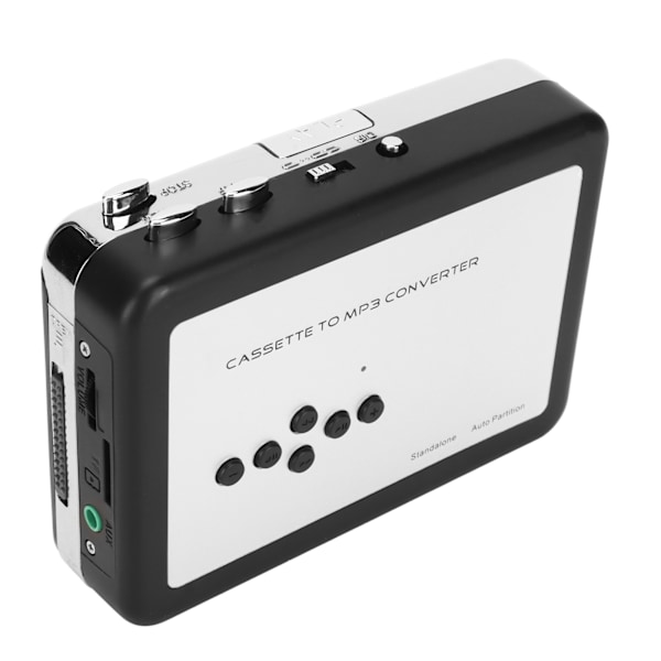 Kassettband till MP3-omvandlare Stereo Klar Stöd FAT FAT32 ExFAT Bärbar USB Walkman Kassettbandspelare för Högtalare
