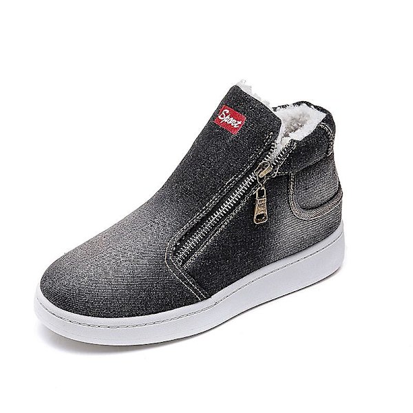 Vinterplattform Supervarma Casual Cowboy ankelstövlar Deep Blue 9