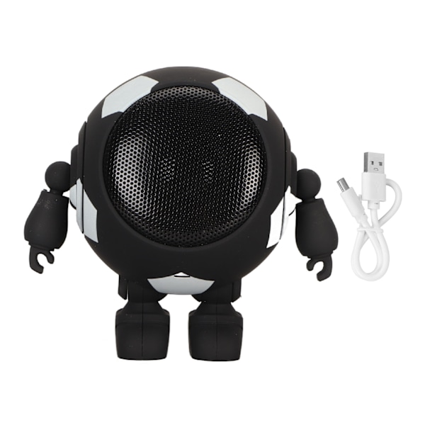 Bluetooth Högtalare Stereo Stöd Trådlös Seriekoppling Portabel Liten Trådlös Högtalare för Hemmabruk Fest Svart