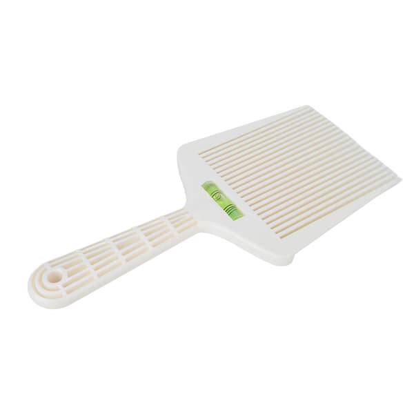 Barber Flat Top Kam Professionell med Exakt Vattenpass Vit