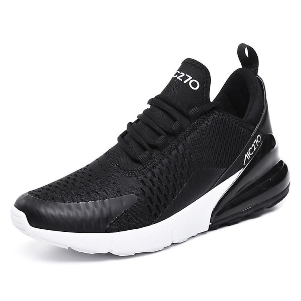 Sommar Kvinna Sport Sneakers Skor G38-black white 6.5