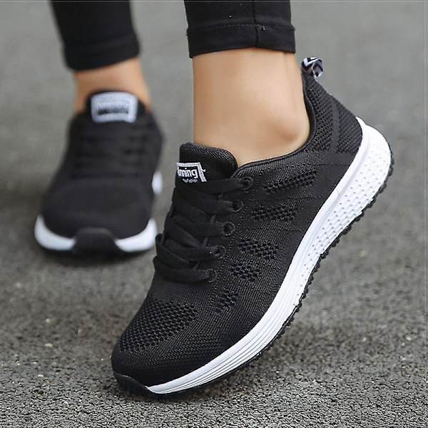 Dam Skor Super Lätta Sneakers Black 6