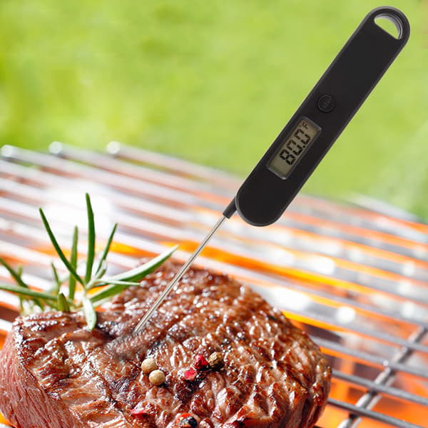 Digital Direkt Vikbar Kötttermometer Kök Matlagning Mat BBQ Grill Termometer