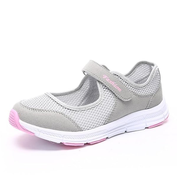 Dammode Causal Walking Shoes, Flats Sneakers GREY1 41