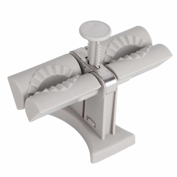 Rostfritt Stål Dumpling Ravioli Maker Press Automatisk Dubbelhuvud Dumpling Omslag Dumpling Form