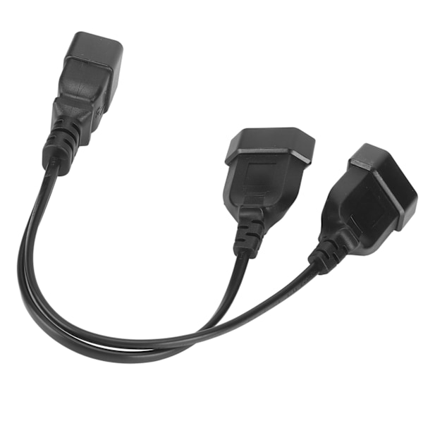 Dubbel EU-kontakt till IEC320 C20 Strömkabel EU-kontakt Hona till IEC320 C20 Hane Y-splitter Strömkabel EU-kontakt 125?250V 32 cm