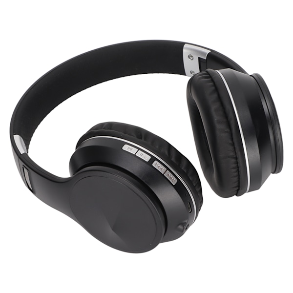 ELB4 Bluetooth-hörlurar Multifunktionella Vikbara Trådlösa Hörlurar för Sport Spel (Svart Silver)