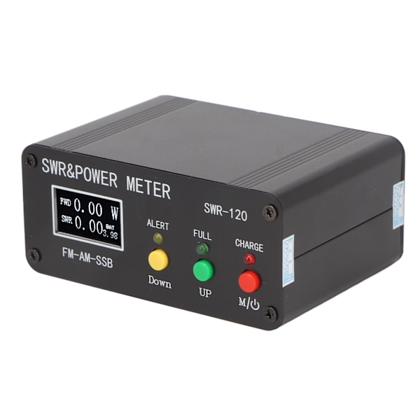 SWR 120 Stående Vågmätar Kortvåg 1.8MHz?50MHz 120W Digital Display FM AM CW SSB SWR Effektmätare Svart