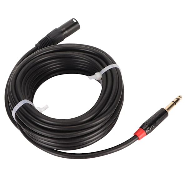XLR Hane till 1/4 Tum TRS Kabel Balanserad 3 Pin XLR Hane till Kvarts Tum TRS Kontakt Kabel Mikrofonkabel 8m