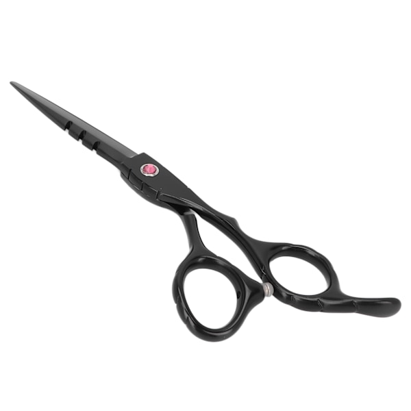 15 cm Rostfria Saxar Skäggfrisering Trimmer Klippare för Hemmasalong Frisör Svart