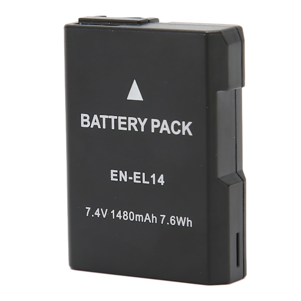 EN EL14 Litiumjonbatteri 1480mAh Kamerabatteri Ersättning för Nikon D5300 D3200 D5200 D3400 D5600 D3500 D3300 D3100