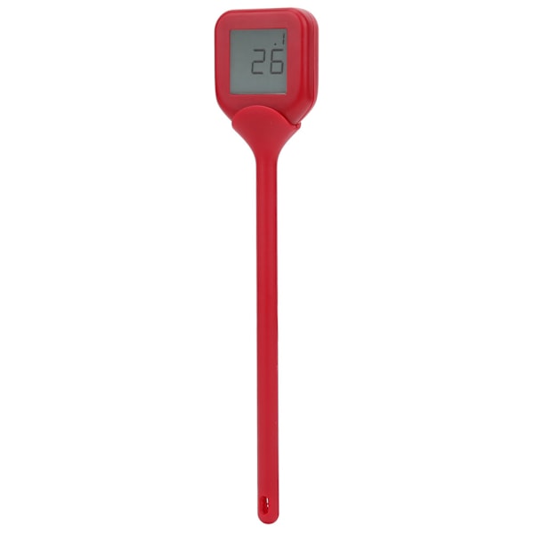 360 Graders Roterande Digital Display Grill Matlagningstermometer Kökstillbehör Röd