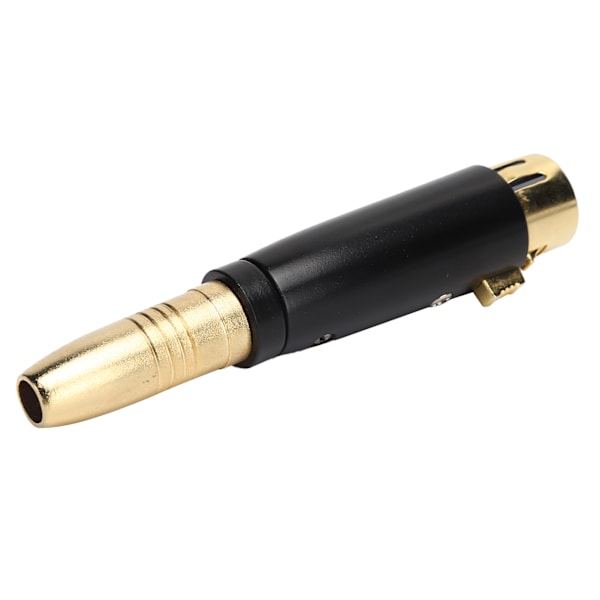 6,35 mm Hona till XLR Hona Adapter Zinklegering För Ljudspelare Mikrofon Gitarr