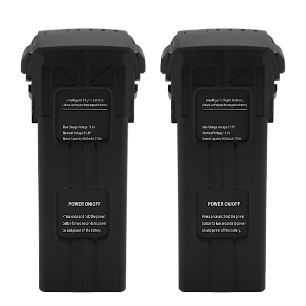 2 st Flygbatterier för Mavic 3 15.4V 65W 5000mAh Hög Säkerhet Laddningsindikator Intelligent Flygbatteri