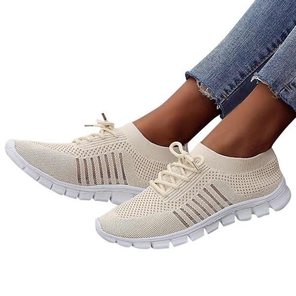 Kvinnor Sommar / Vår Causal Andas Sneaker / Skor Beige 39 /