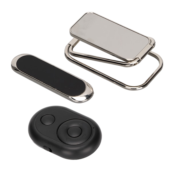 Bluetooth Kamera Fjärrkontroll Multifunktionell Mini Selfie Knappklickare med Fästen för Mobiltelefon