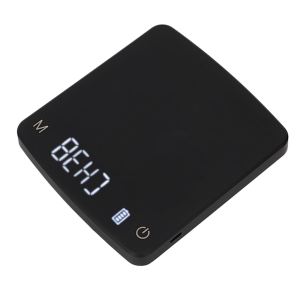 Liten Kaffevåg Digital Droppkaffevåg Uppladdningsbar Automatisk Timer Köksvåg Matvåg 500g/0.01g